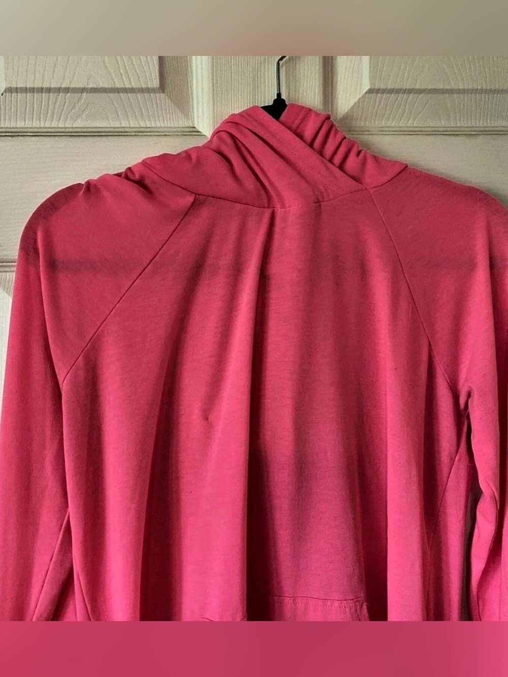 LuLaRoe Perfect Pocket Pink Hooded Pullover Size Medium